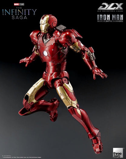 Marvel Infinity Saga Iron Man Mark 3 (Battle Damaged) DLX Figure