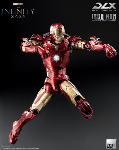 Marvel Infinity Saga Iron Man Mark 3 (Battle Damaged) DLX Figure