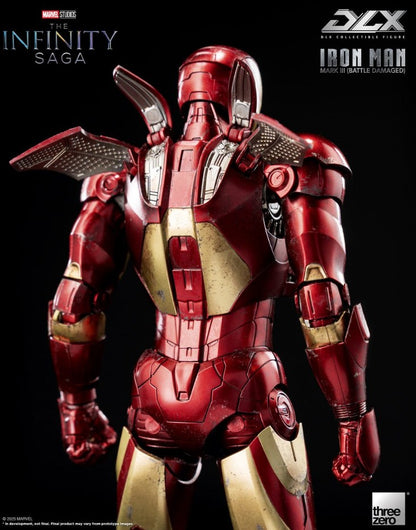 Marvel Infinity Saga Iron Man Mark 3 (Battle Damaged) DLX Figure