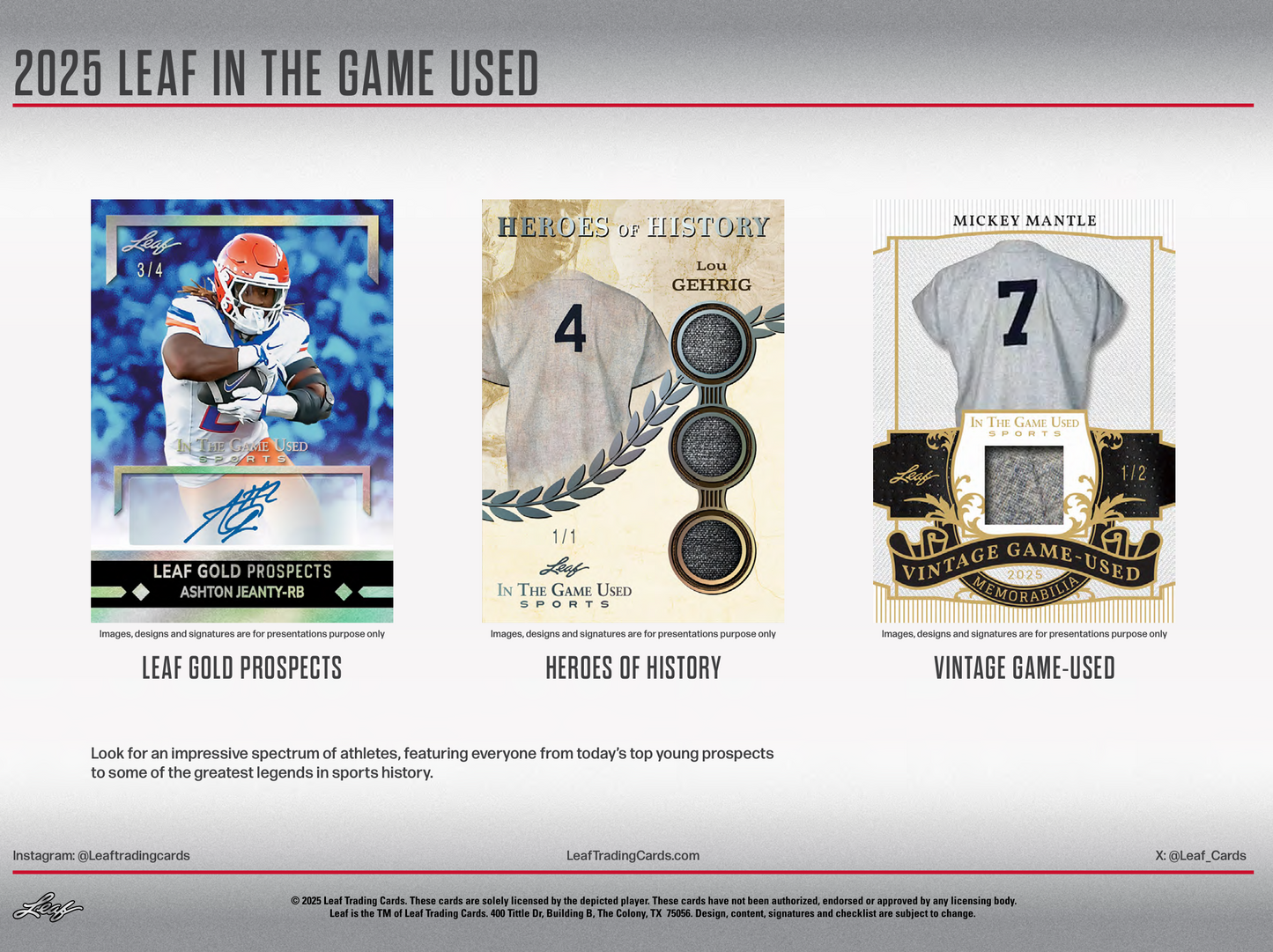 2025 Leaf In The Game Used Emerald Edition Box