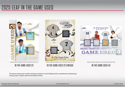 2025 Leaf In The Game Used Emerald Edition Box