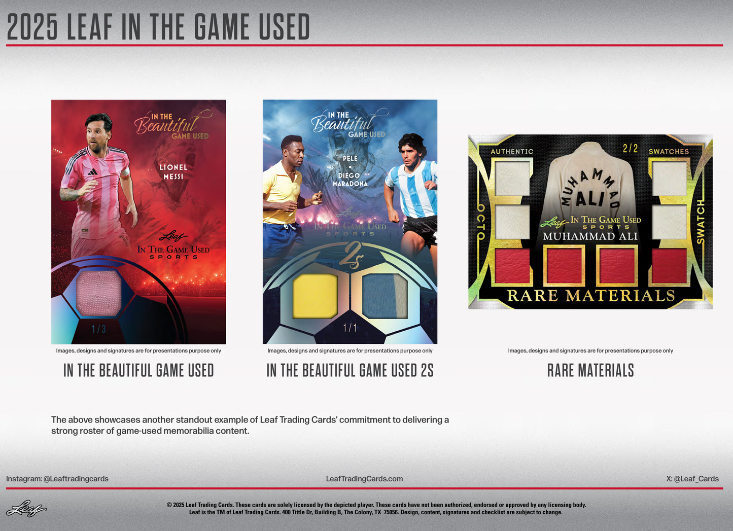 2025 Leaf In The Game Used Emerald Edition Box