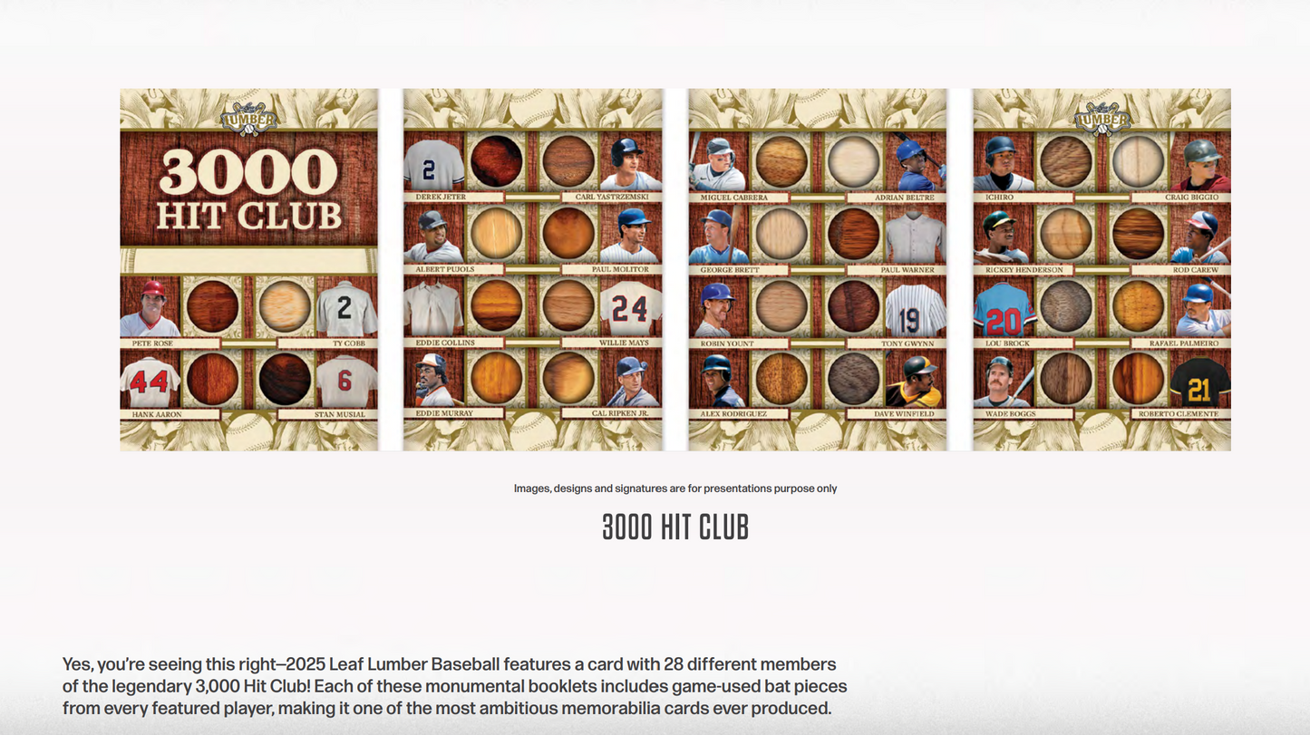 2025 Leaf Lumber Baseball Hobby Box Presale (Ships 12/26/2025)
