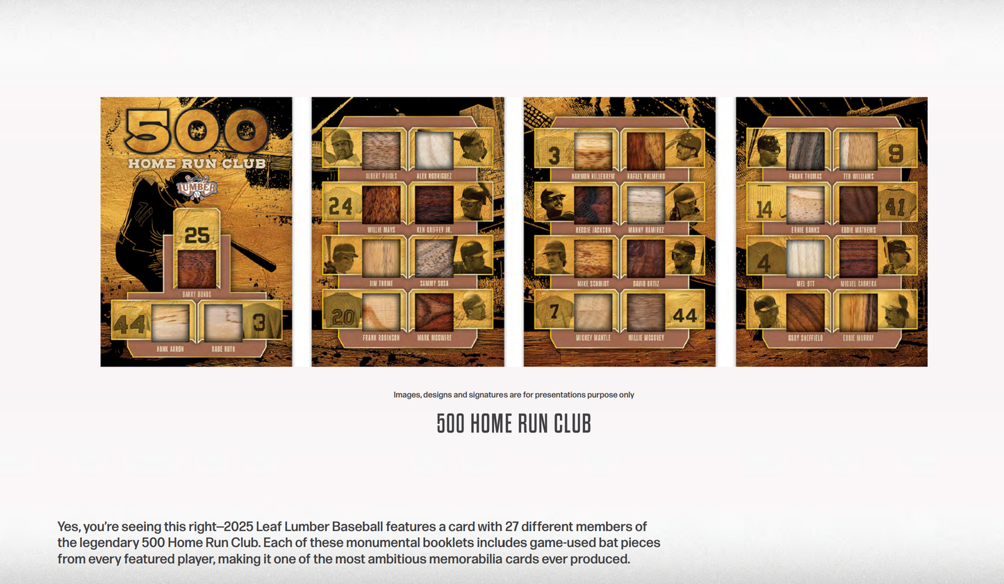 2025 Leaf Lumber Baseball Hobby Box Presale (Ships 12/26/2025)