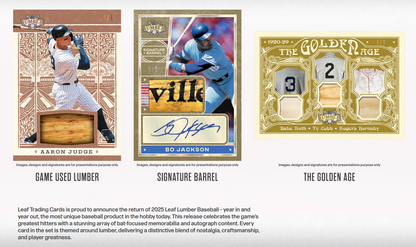 2025 Leaf Lumber Baseball Hobby Box Presale (Ships 12/26/2025)