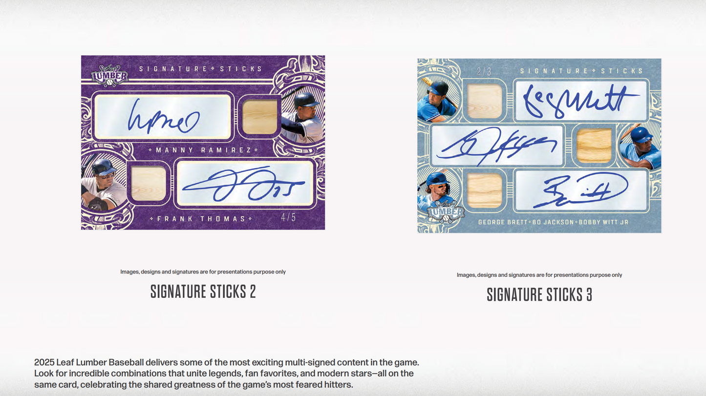 2025 Leaf Lumber Baseball Hobby Box Presale (Ships 12/26/2025)