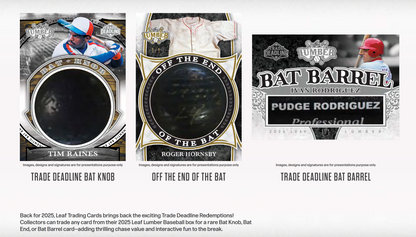 2025 Leaf Lumber Baseball Hobby Box Presale (Ships 12/26/2025)
