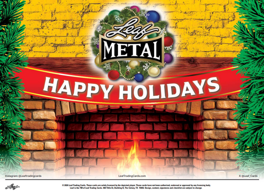 2026 Leaf Metal Happy Holidays Hobby 10-Box Case