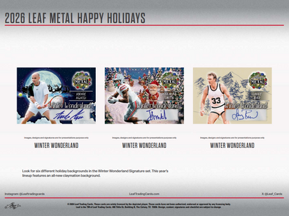2026 Leaf Metal Happy Holidays Hobby Box