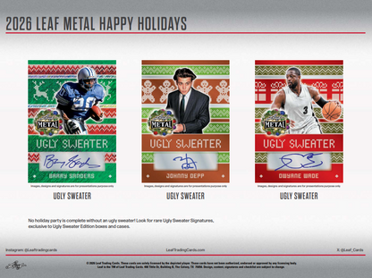 2026 Leaf Metal Happy Holidays Hobby Box