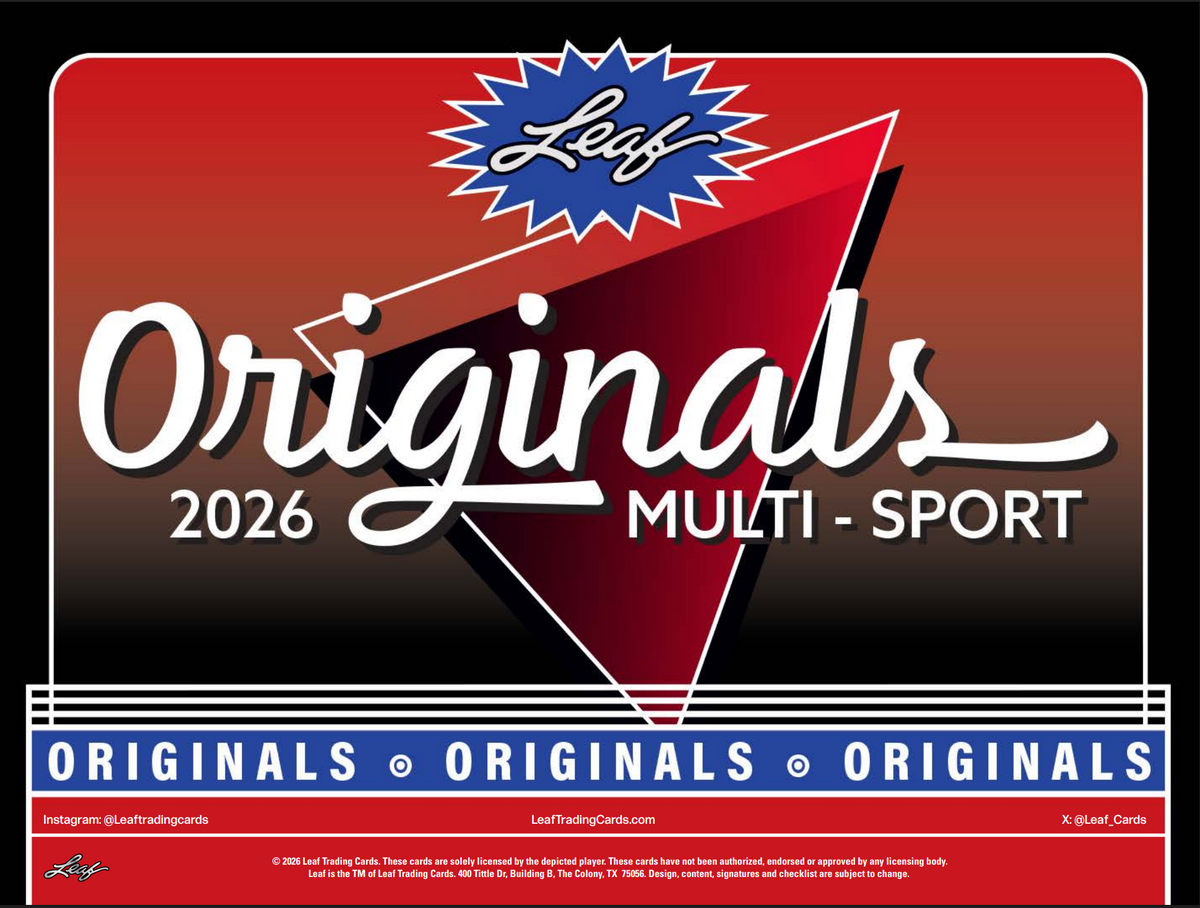 2026 Leaf Originals Multi-Sport Hobby 10-Box Case