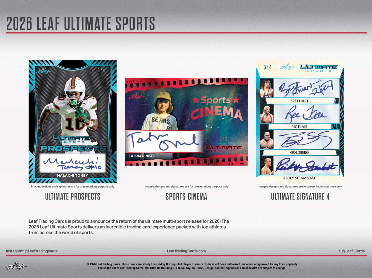 2026 Leaf Ultimate Sports Hobby 10-Box Case