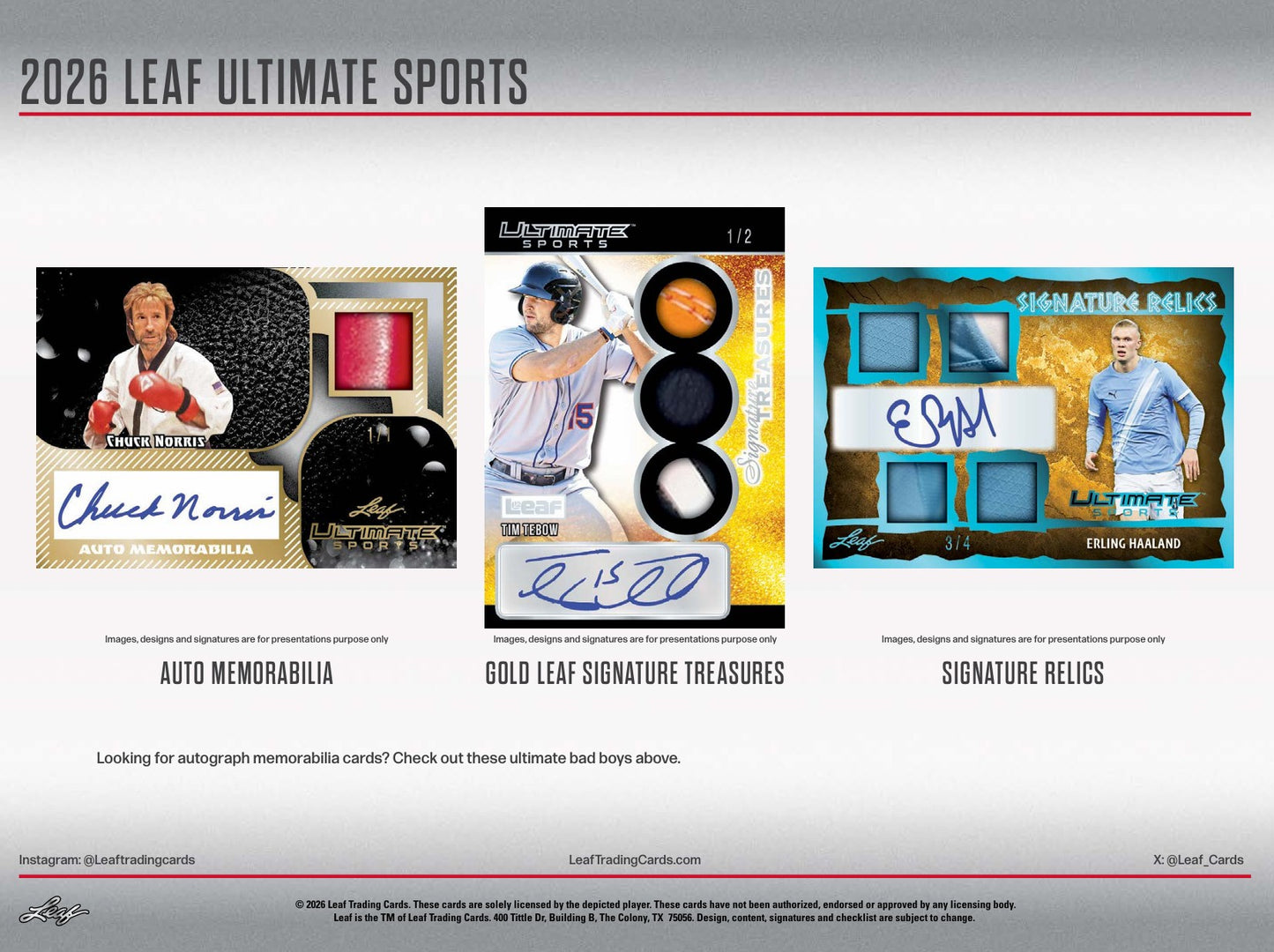 2026 Leaf Ultimate Sports Hobby 10-Box Case
