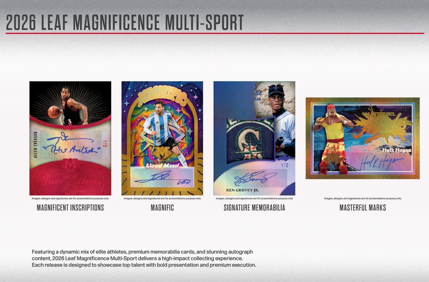 2026 Leaf Magnificence Multi-Sport 10-Box Case Presale (4/17/2026)