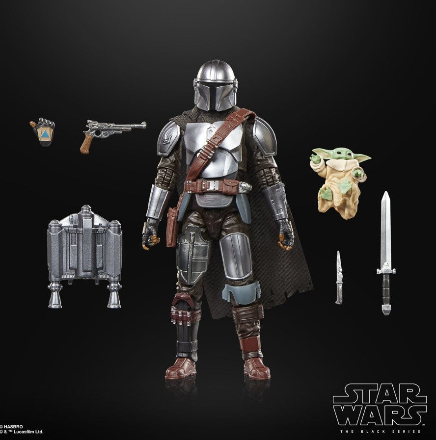 Star Wars The Black Series The Mandalorian & Grogu Deluxe 6-Inch Figure