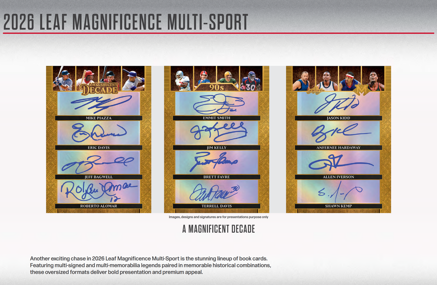 2026 Leaf Magnificence Multi-Sport 10-Box Case Presale (4/17/2026)