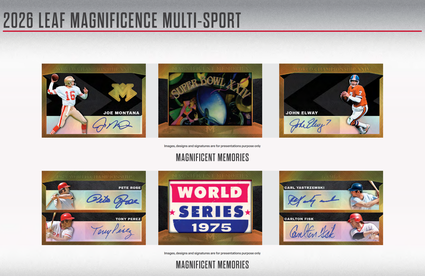 2026 Leaf Magnificence Multi-Sport 10-Box Case Presale (4/17/2026)