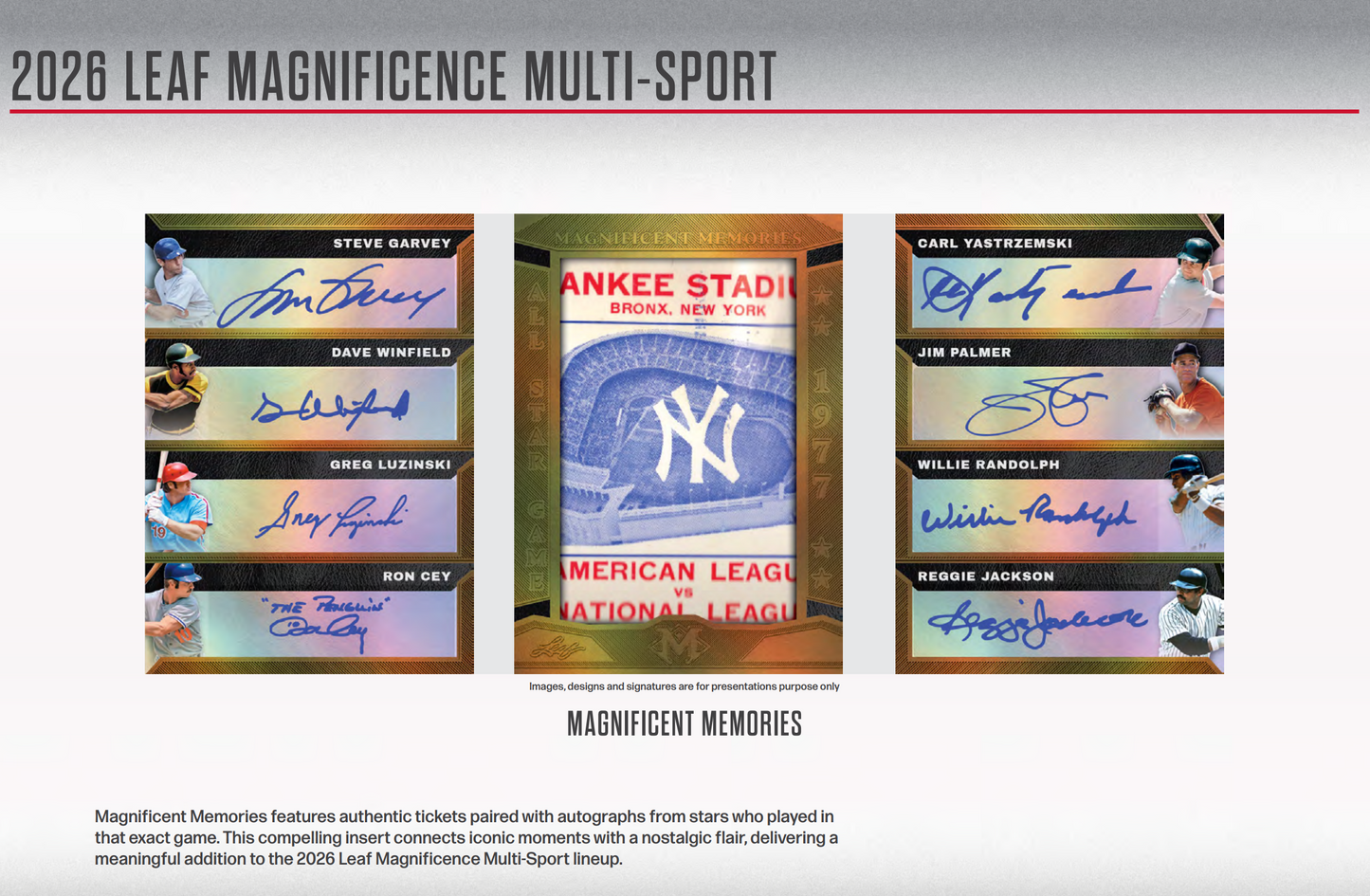 2026 Leaf Magnificence Multi-Sport 10-Box Case Presale (4/17/2026)