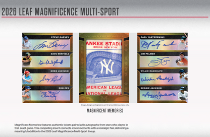 2026 Leaf Magnificence Multi-Sport 10-Box Case Presale (4/17/2026)