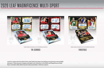 2026 Leaf Magnificence Multi-Sport 10-Box Case Presale (4/17/2026)