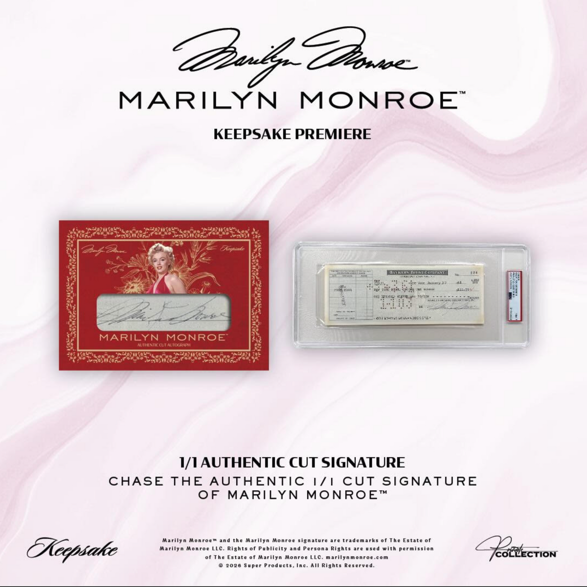 2026 Marilyn Monroe Keepsake Premiere Breaker Box