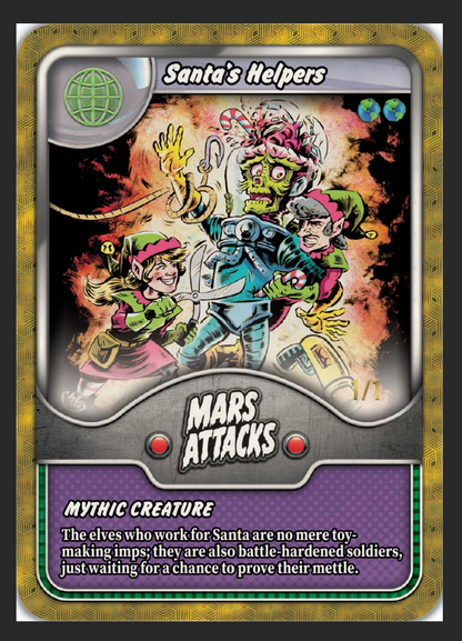 2026 Topps Mars Attacks Christmas Box
