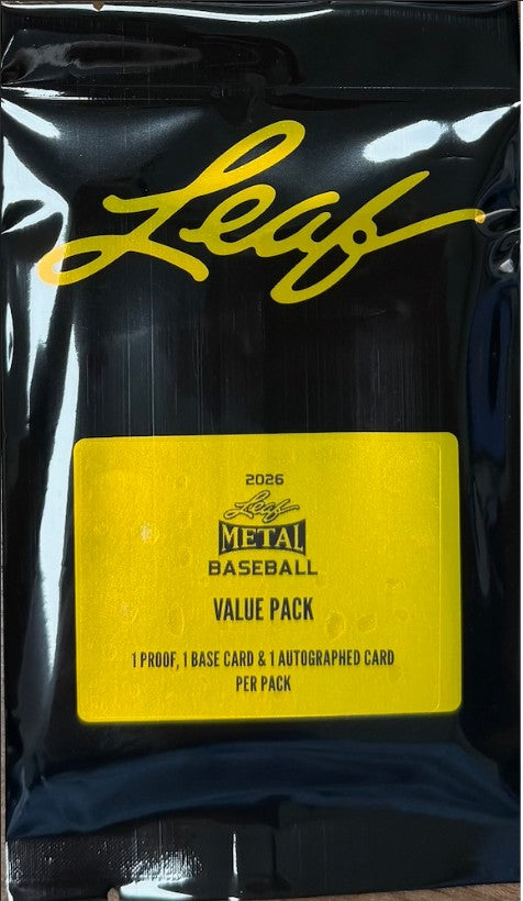 2026 Leaf Metal Baseball Value Pack Case (30 Packs)