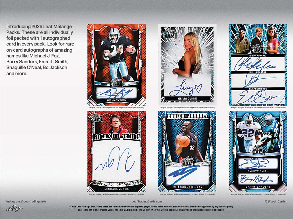 2026 Leaf Metal Melange Pack