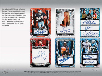 2026 Leaf Metal Melange Pack
