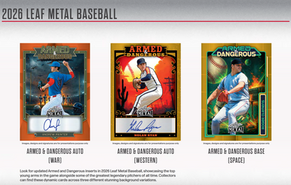 2026 Leaf Metal Baseball Hobby 10-Box Case Presale (Ships 4/24/2026)