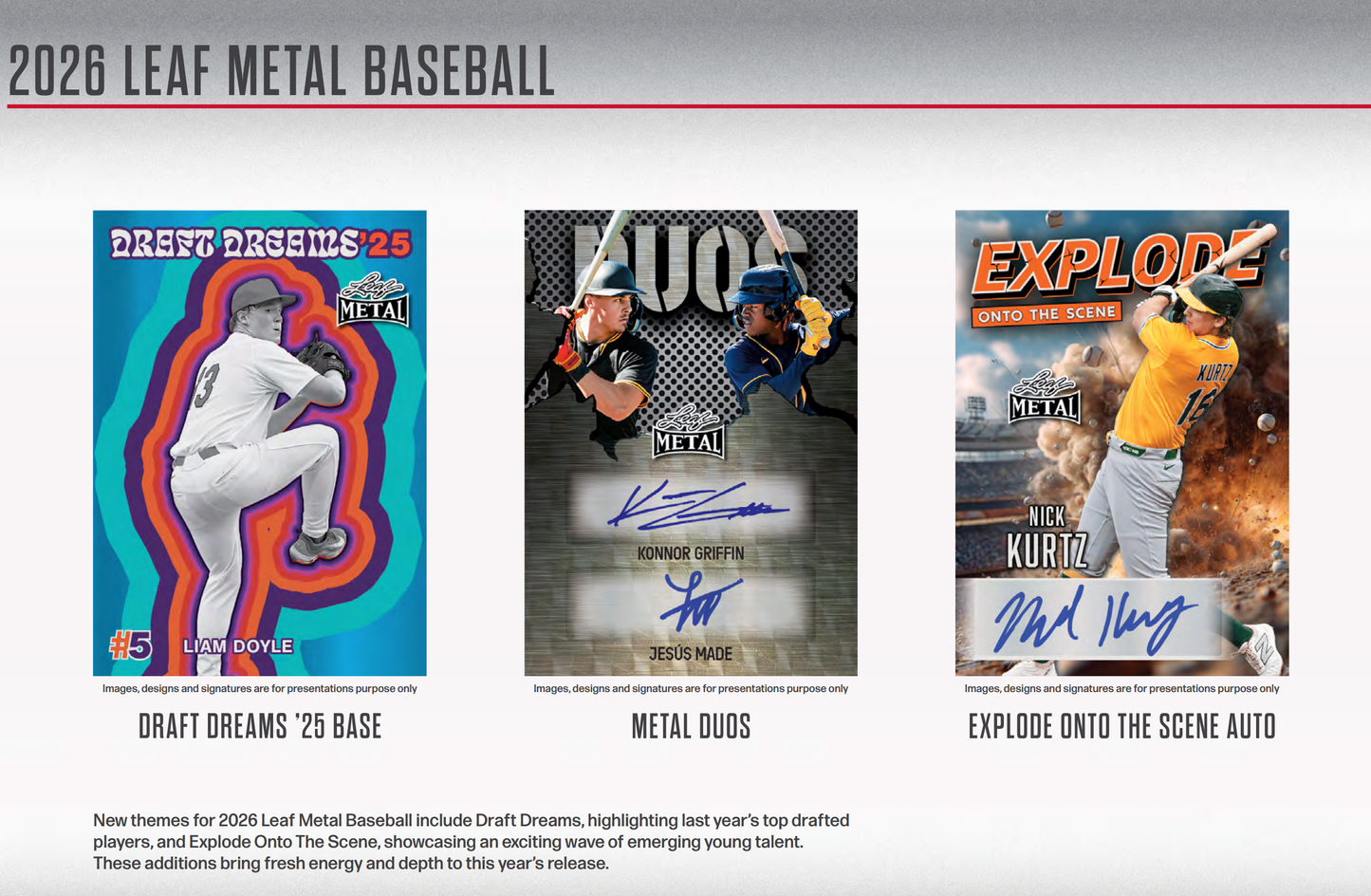 2026 Leaf Metal Baseball Hobby 10-Box Case Presale (Ships 4/24/2026)