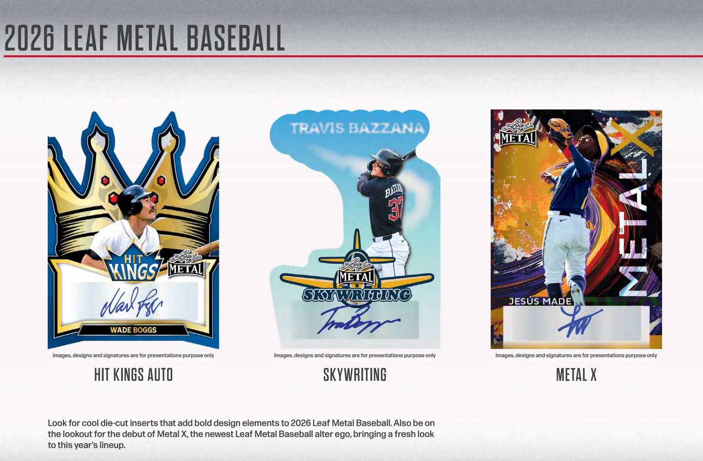 2026 Leaf Metal Baseball Hobby 10-Box Case Presale (Ships 4/24/2026)