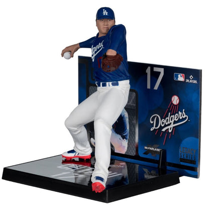 MLB SportsPicks LA Dodgers Shohei Ohtani Pitching 7" Posed Figure