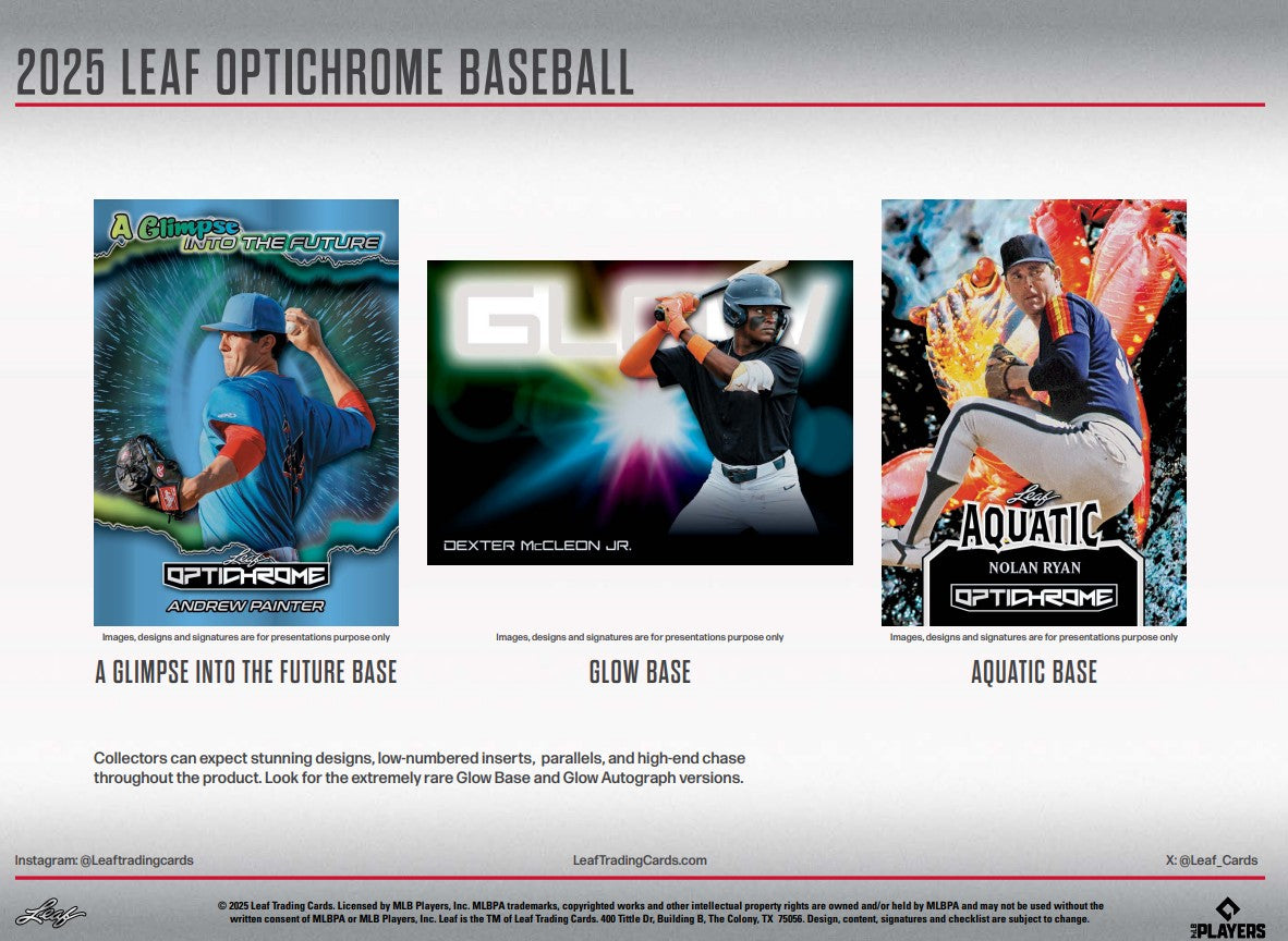 2025 Leaf Optichrome Baseball Jumbo Hobby Box