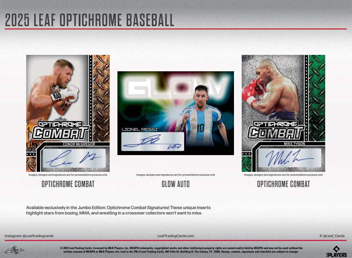 2025 Leaf Optichrome Baseball Jumbo Hobby Box