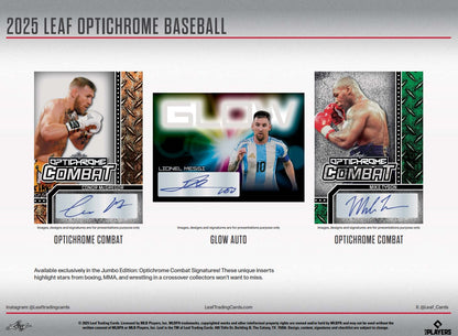 2025 Leaf Optichrome Baseball Jumbo Hobby Box