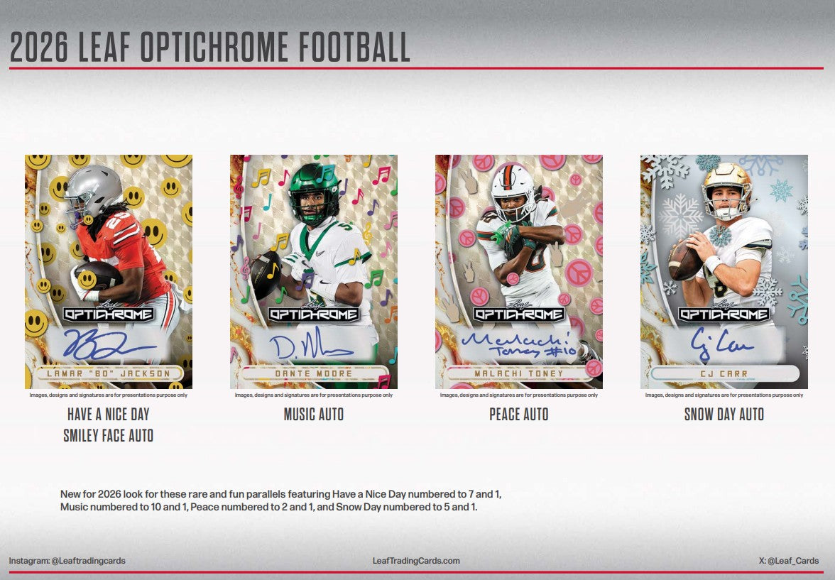 Leaf Optichrome Football Hobby Box (2026)