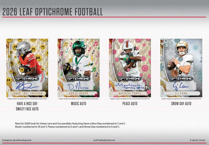 Leaf Optichrome Football Hobby Box (2026)