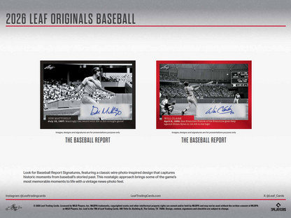 2026 Leaf Originals Baseball Value 50-Pack Case