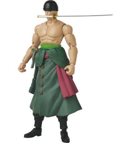 Bandai One Piece Anime Heroes Roronoa Zoro Three Sword Style Figure