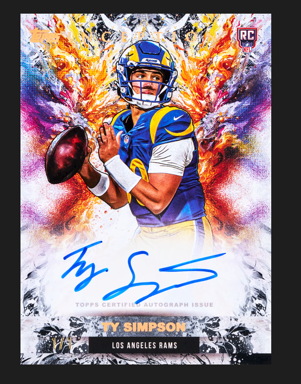 2026 Topps Inception Football Hobby Box