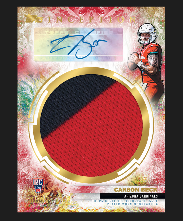 2026 Topps Inception Football Hobby Box