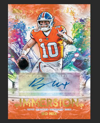2026 Topps Inception Football Hobby Box