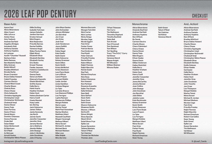 Leaf Pop Century Hobby 10-Box Case (2026)