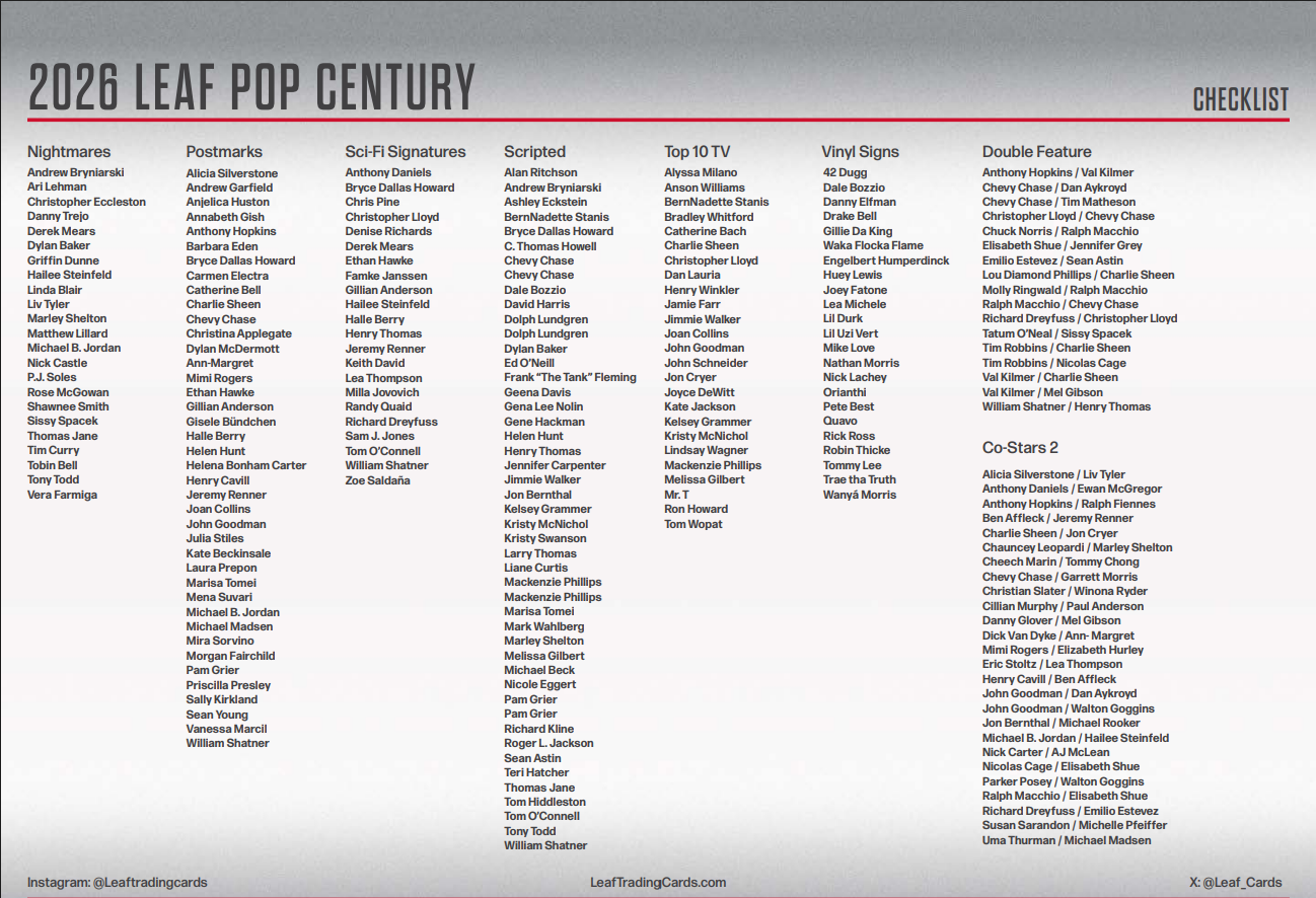 Leaf Pop Century Hobby 10-Box Case (2026)