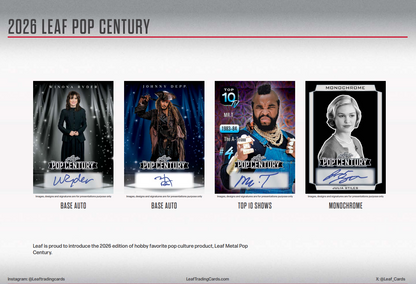 Leaf Pop Century Hobby 10-Box Case (2026)
