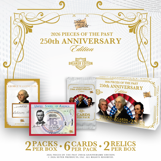 2026 Pieces of the Past 250th Anniversary Edition Breaker 10-Box Case