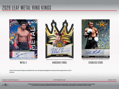 2026 Leaf Metal Ring Kings Hobby 10-Box Case