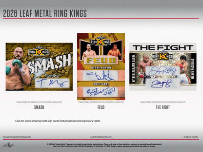 2026 Leaf Metal Ring Kings Hobby 10-Box Case