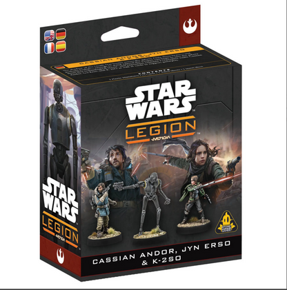 Star Wars Legion: Cassian Andor, Jyn Erso & K-2SO